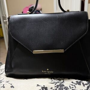 Kate Spade Black Leather Satchel